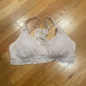 Aerie padded lace bralette, L